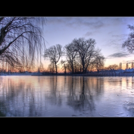 3rd - Chilly Dusk at Wicksteed Park