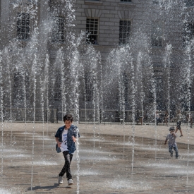 Commended - Dodging the fountain