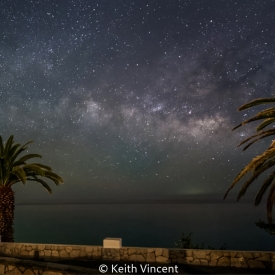 MILKY WAY FROM HOTEL TERRACE