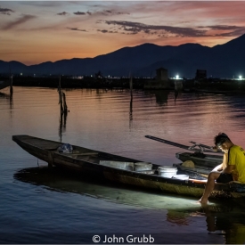 PREPARING TO GO FISHING